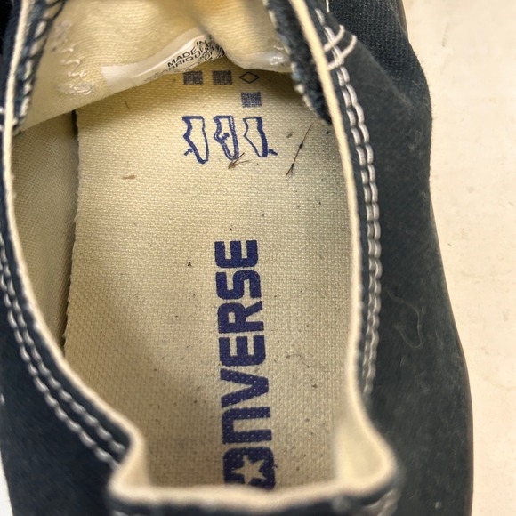 Converse All Star Chuck Taylor Low Top Black Canvas Womens Shoes 7.5 - Picture 5 of 6